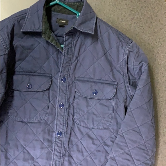 Mens quilted jacket J Crew XS blue - Picture 2 of 6